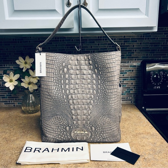 Brahmin Handbags - NWT Brahmin Parin Fairest Gray Tetra tote purse